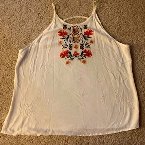 Casual/dressy sleeveless top!  Very cute!
